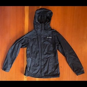 Columbia Black OmniTech Women’s Rain jacket size small